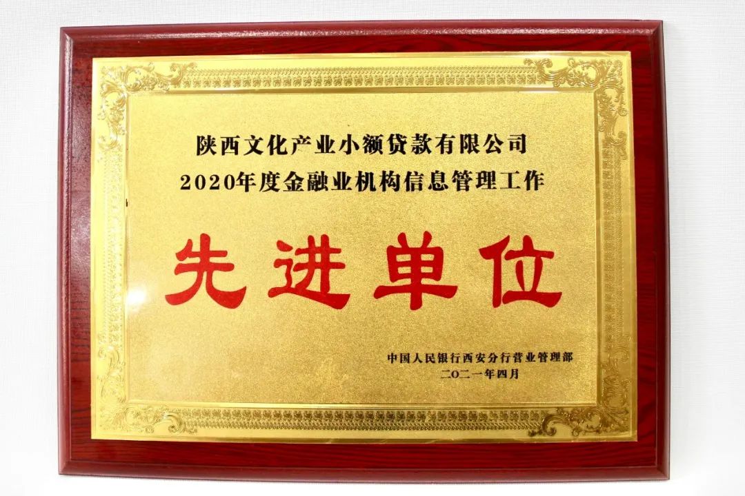 文投信贷荣膺金融业机构信息管理工作 “先进单位”称号